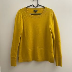 J Crew 100% cashmere Classic-Fit Crewneck Sweater